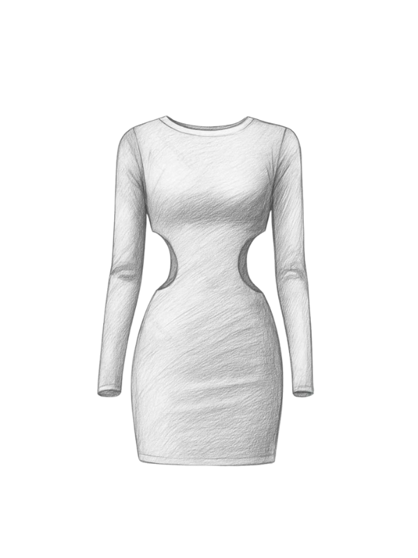 The Hourglass Cutout Mini Dress
