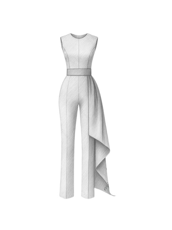 The Waterfall Drape Jumpsuit