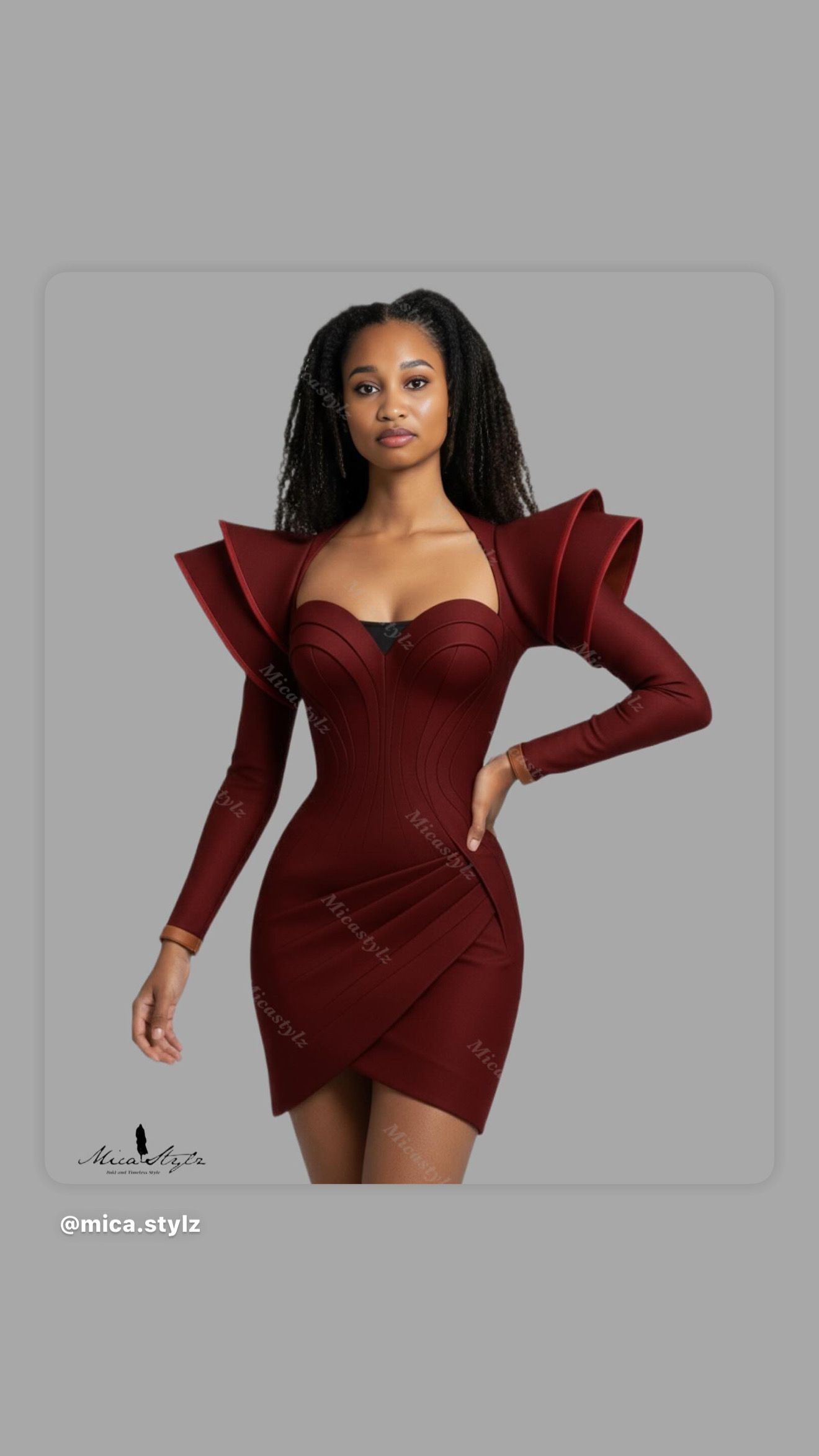 MS-D47 “Gɪʟᴅᴇᴅ Aᴜᴛʜᴏʀɪᴛʏ” Architectural Couture Gown