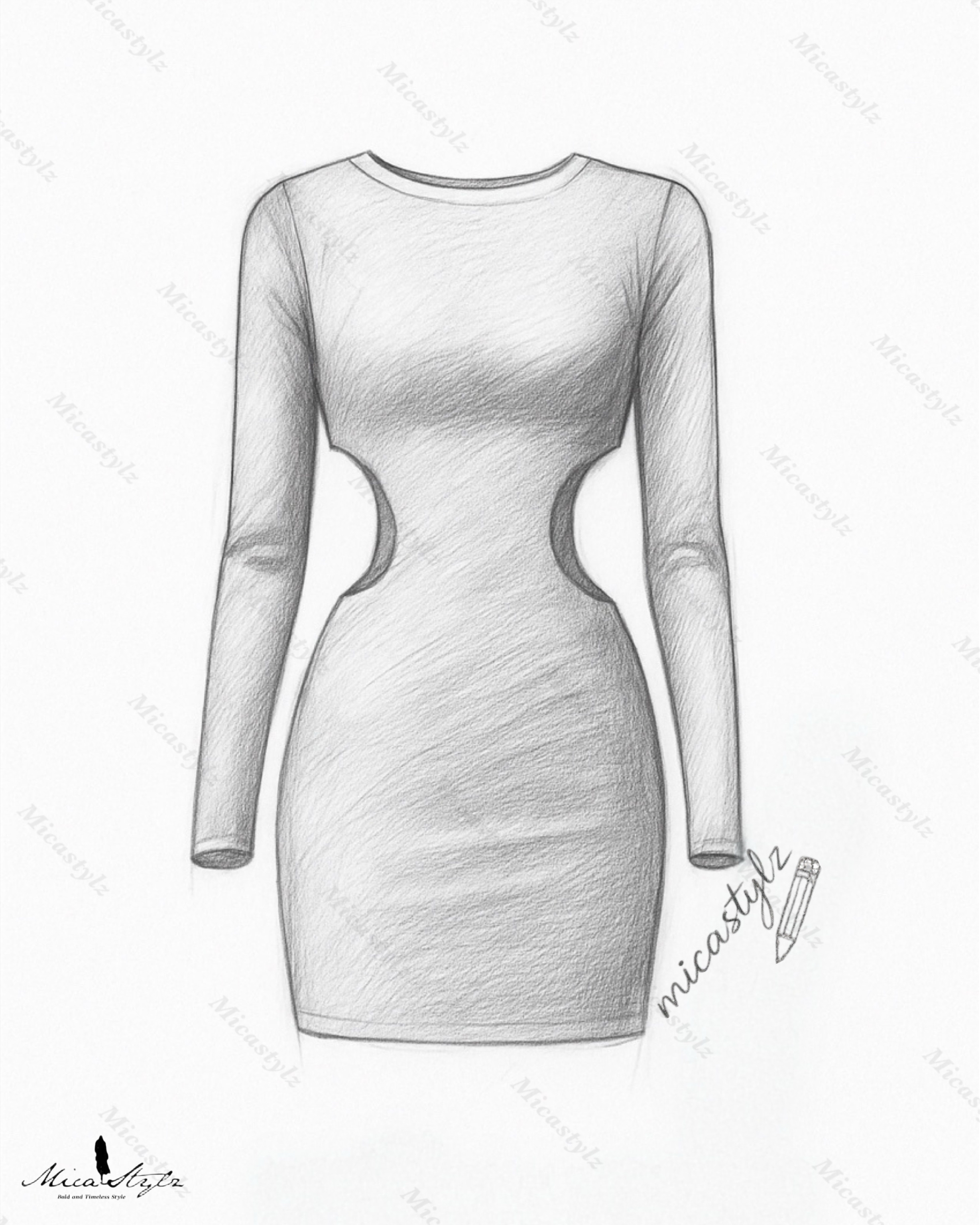 The Hourglass Cutout Mini Dress